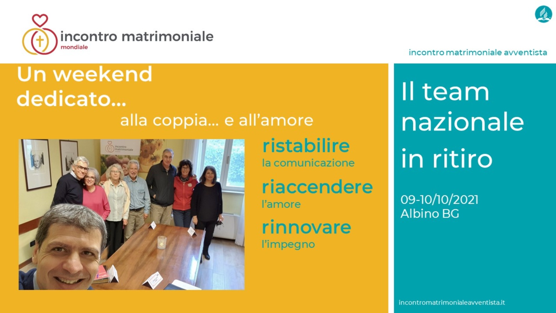 Incontro Matrimoniale Avventista. Ritiro spirituale
