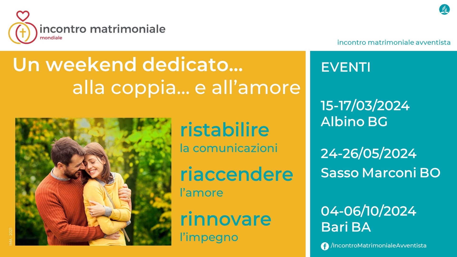Weekend Ima. Programmazione 2024, si prosegue