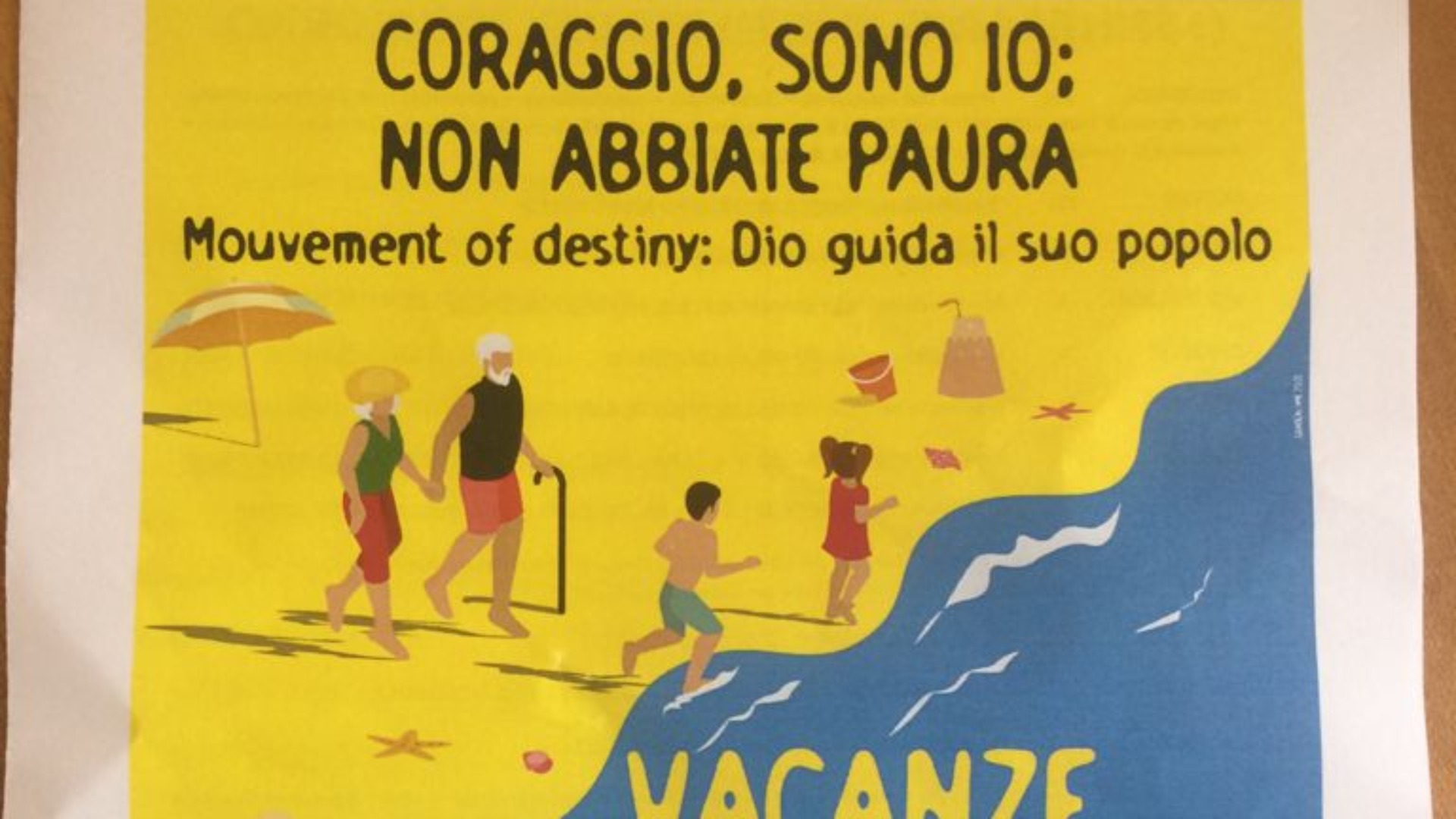 Vacanze Terza età – “Coraggio” sono io, non abbiate paura”