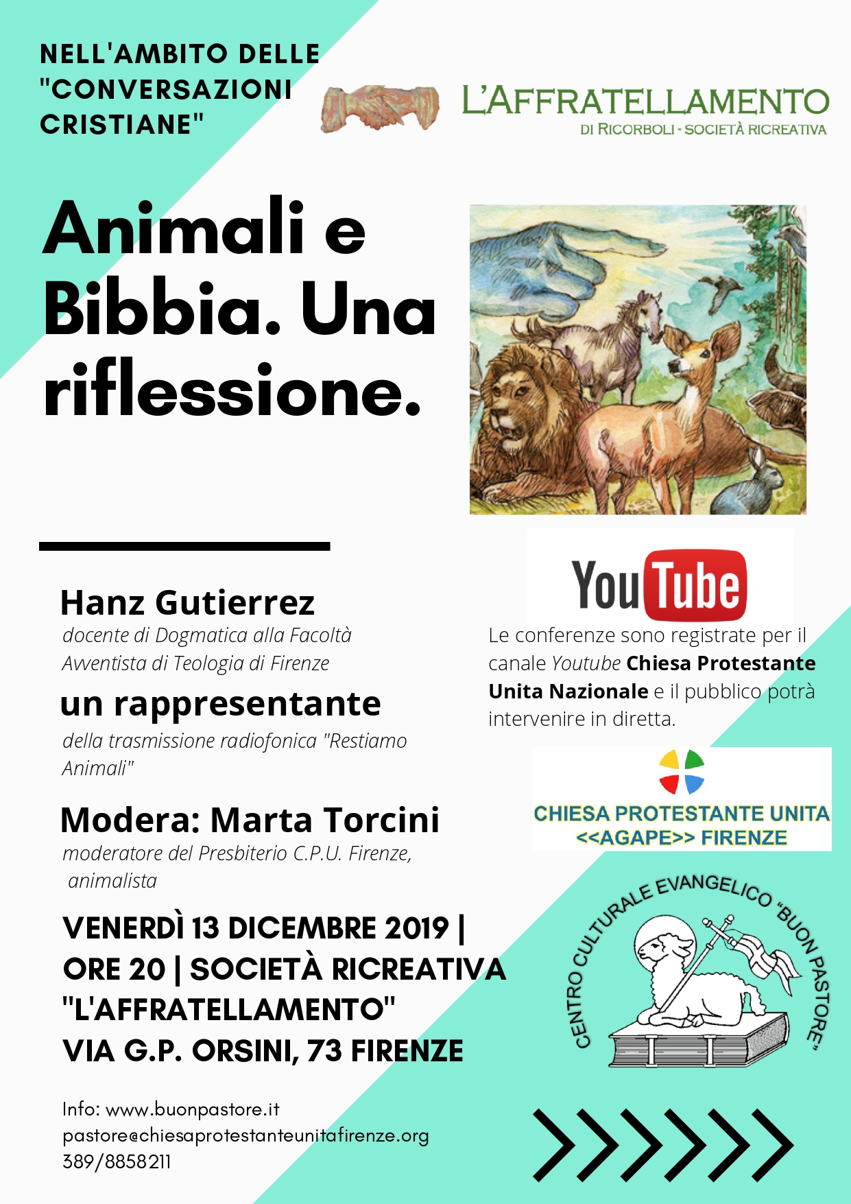 Riflettiamo insieme: Animali e Bibbia. Una riflessione.