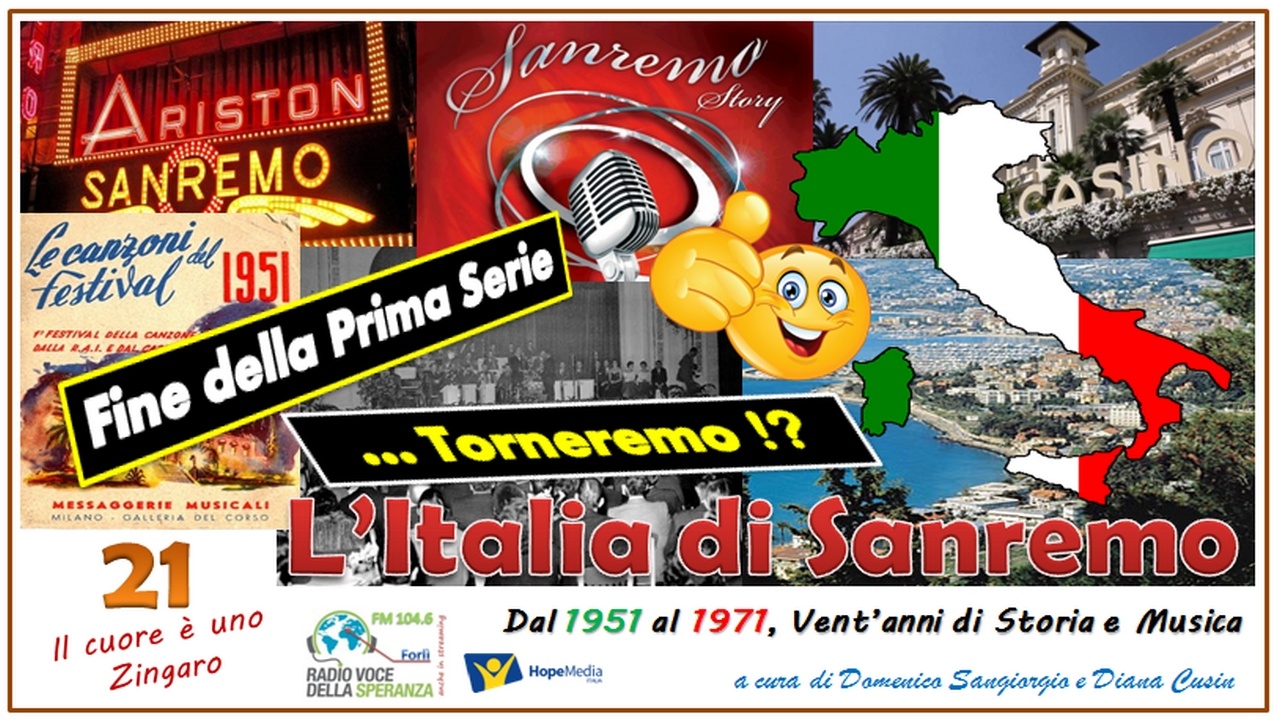 L’Italia di Sanremo 21 (1971) Il cuore è uno Zingaro – Nicola di Bari e Nada