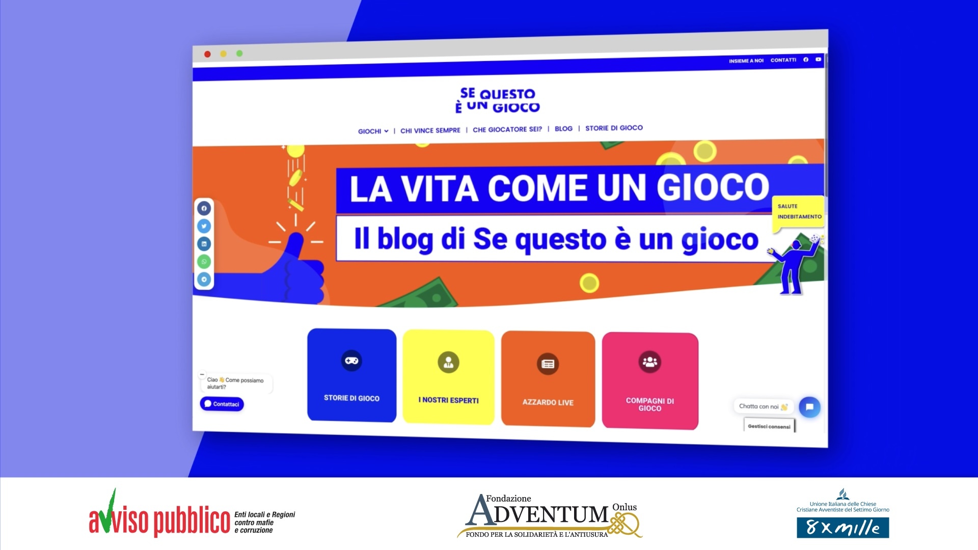 La vita come un gioco. Da oggi online il blog di “Se questo è un gioco”