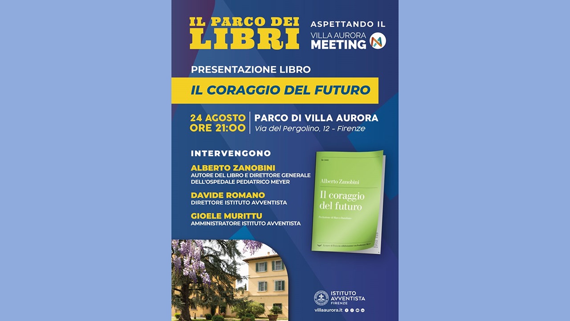 Firenze. Presentazione del libro “Il coraggio del futuro”