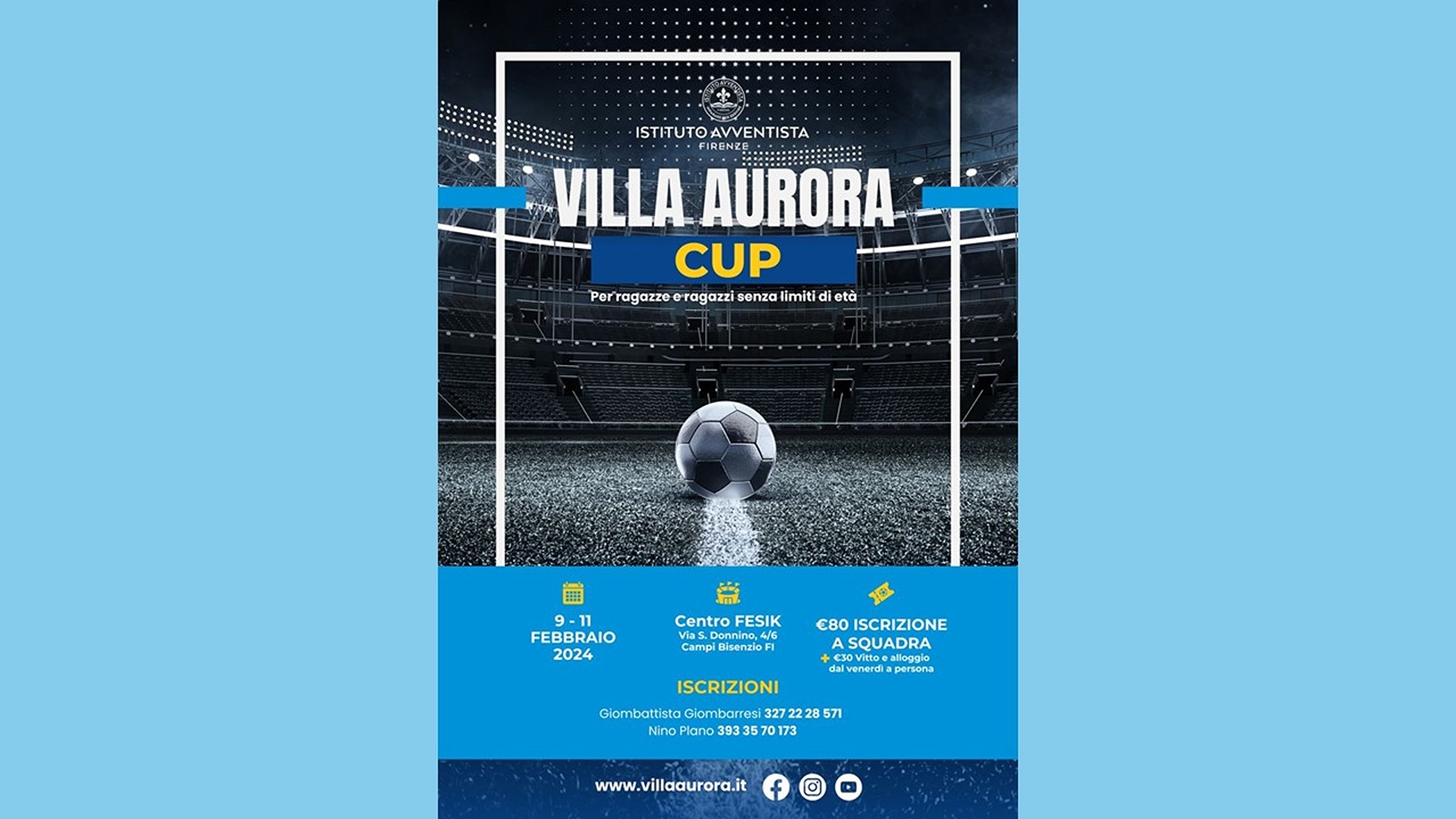 Torna il Villa Aurora Cup