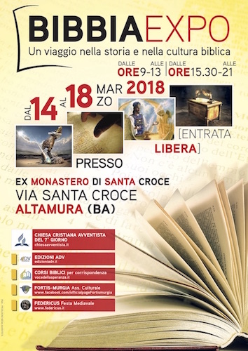 Altamura. Bibbia Expo, un viaggio nella storia e nella cultura biblica