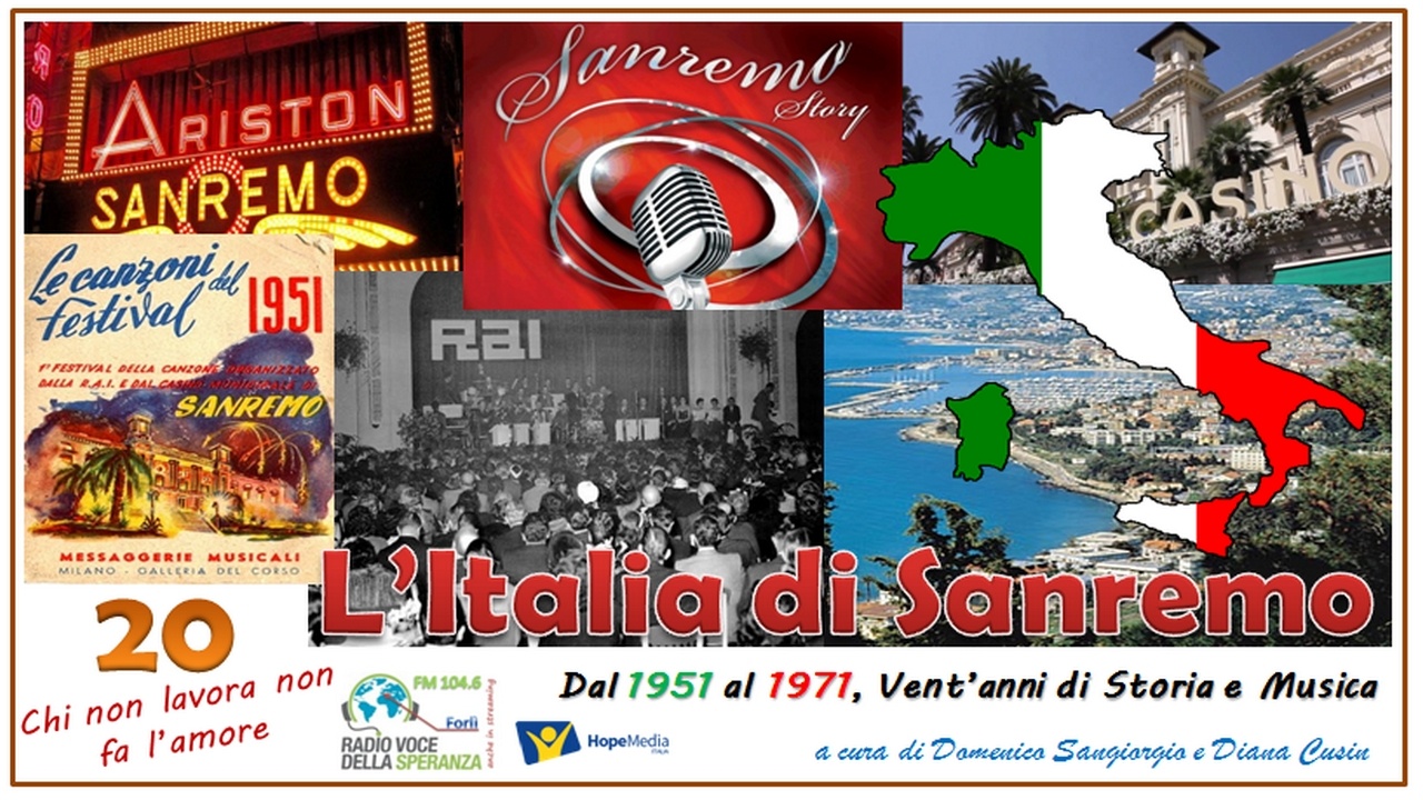 L’Italia di Sanremo 20 (1970) Chi non lavora non fa l’amore – Adriano Celentano e Claudia Mori