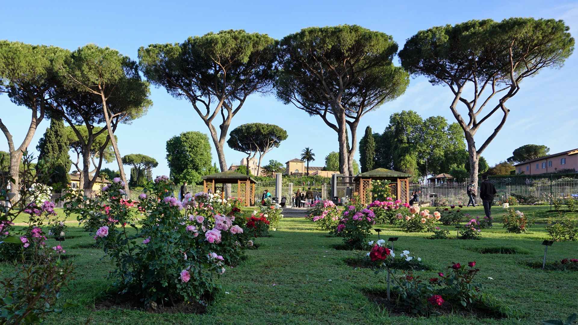 Apertura autunnale del Roseto comunale di Roma
