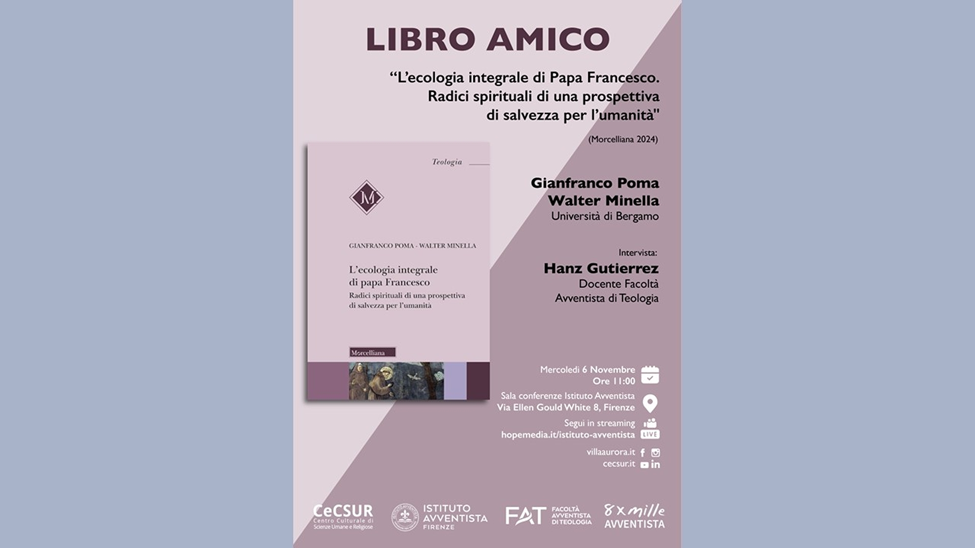 Libro Amico. L’ecologia integrale di papa Francesco