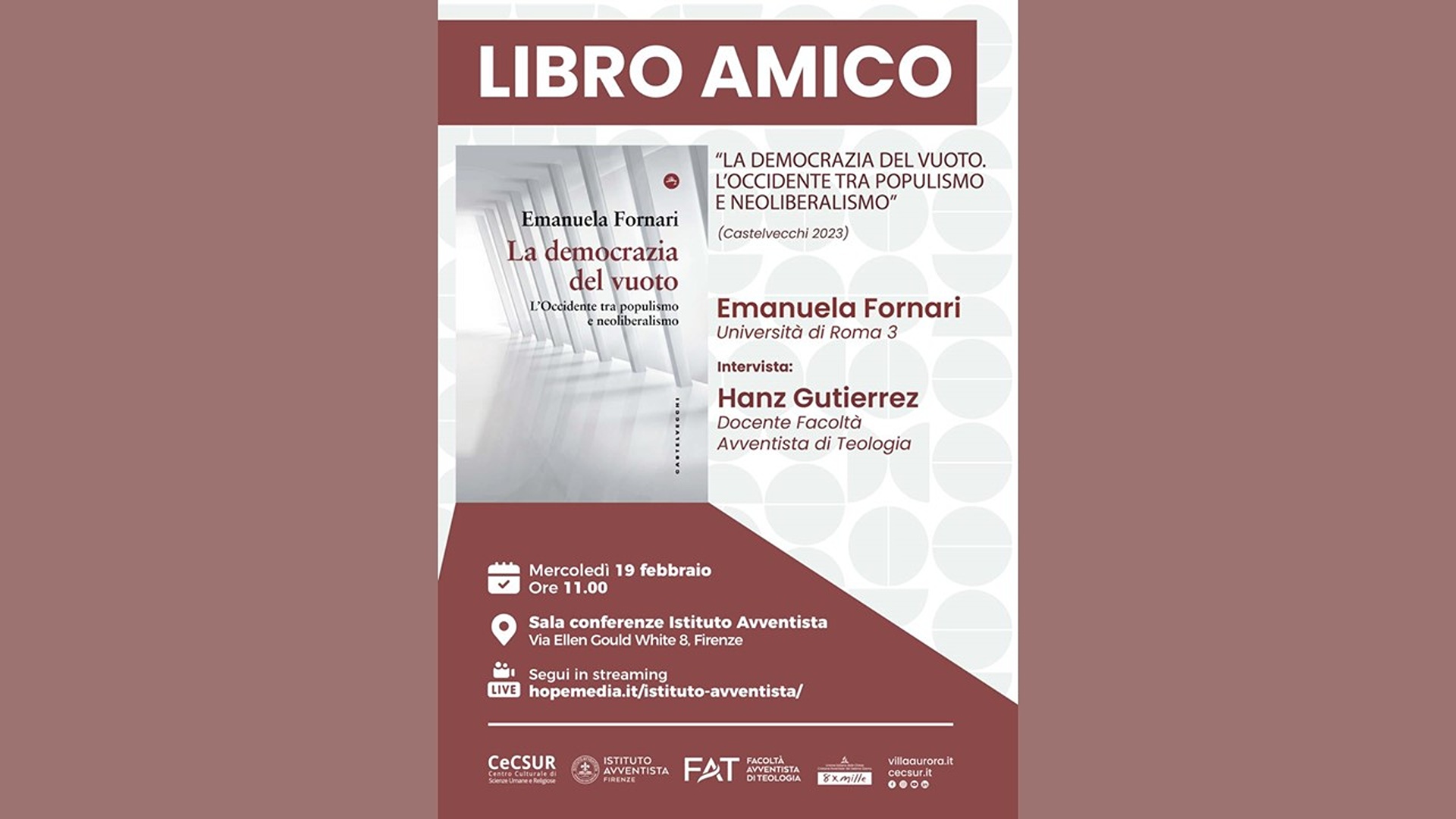 Libro Amico. La democrazia del vuoto