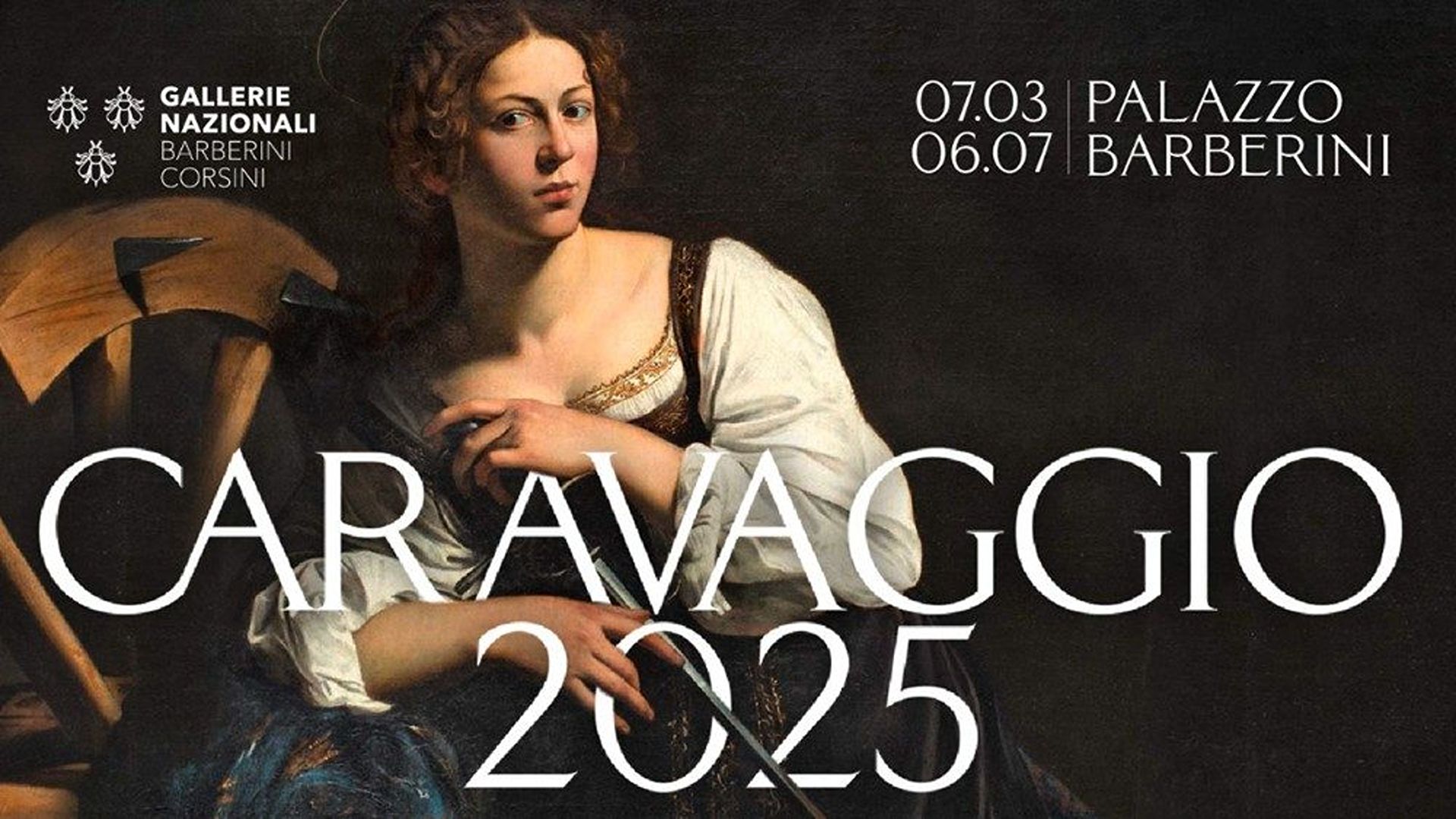 Caravaggio 2025, la grande mostra a Roma