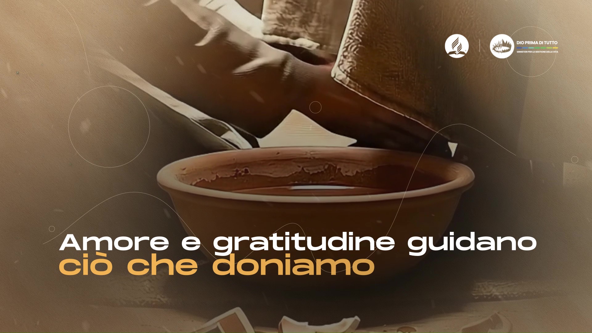 Amore e gratitudine guidano ciò che doniamo