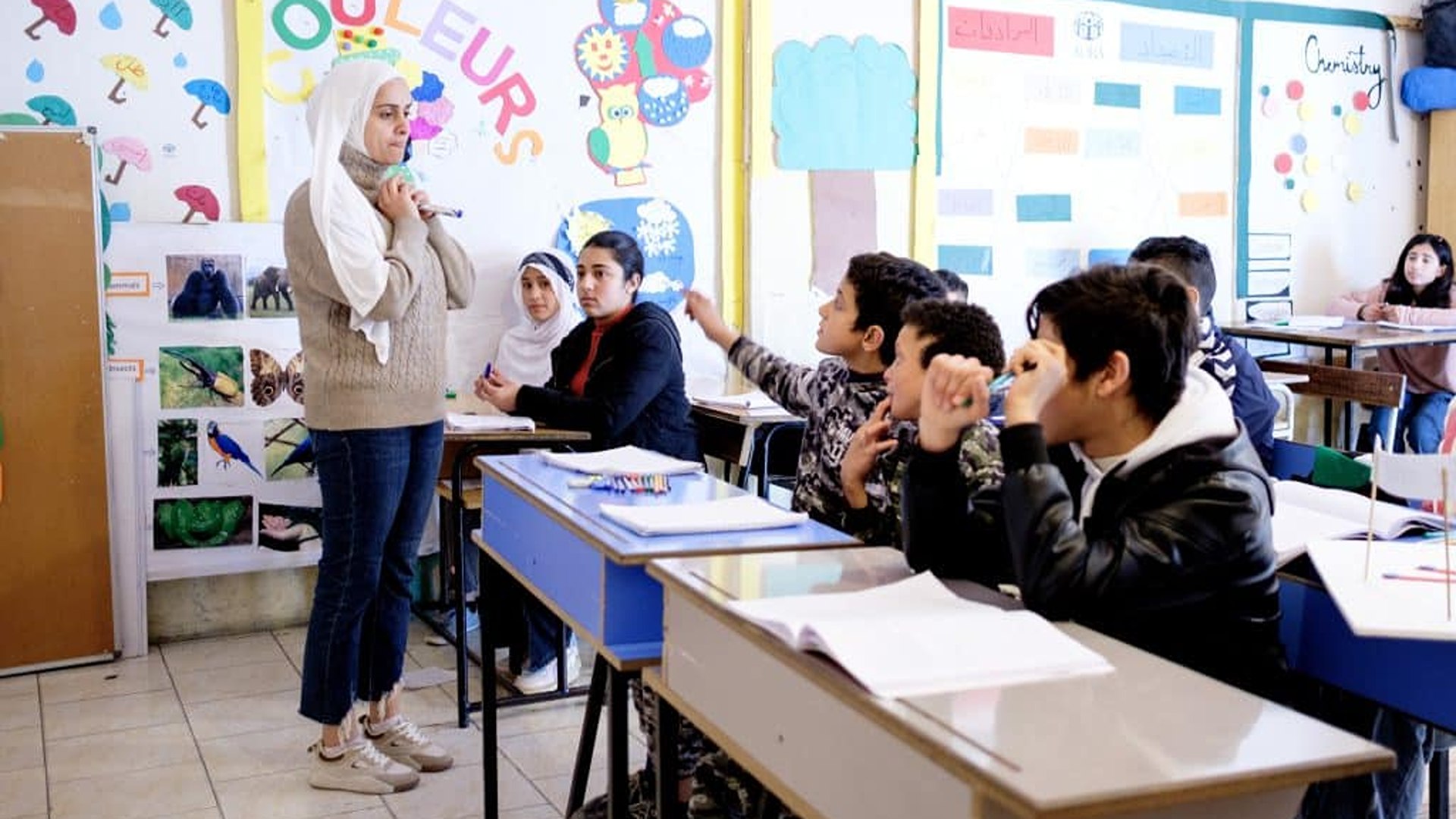 Gli eroi delle aule scolastiche in Libano