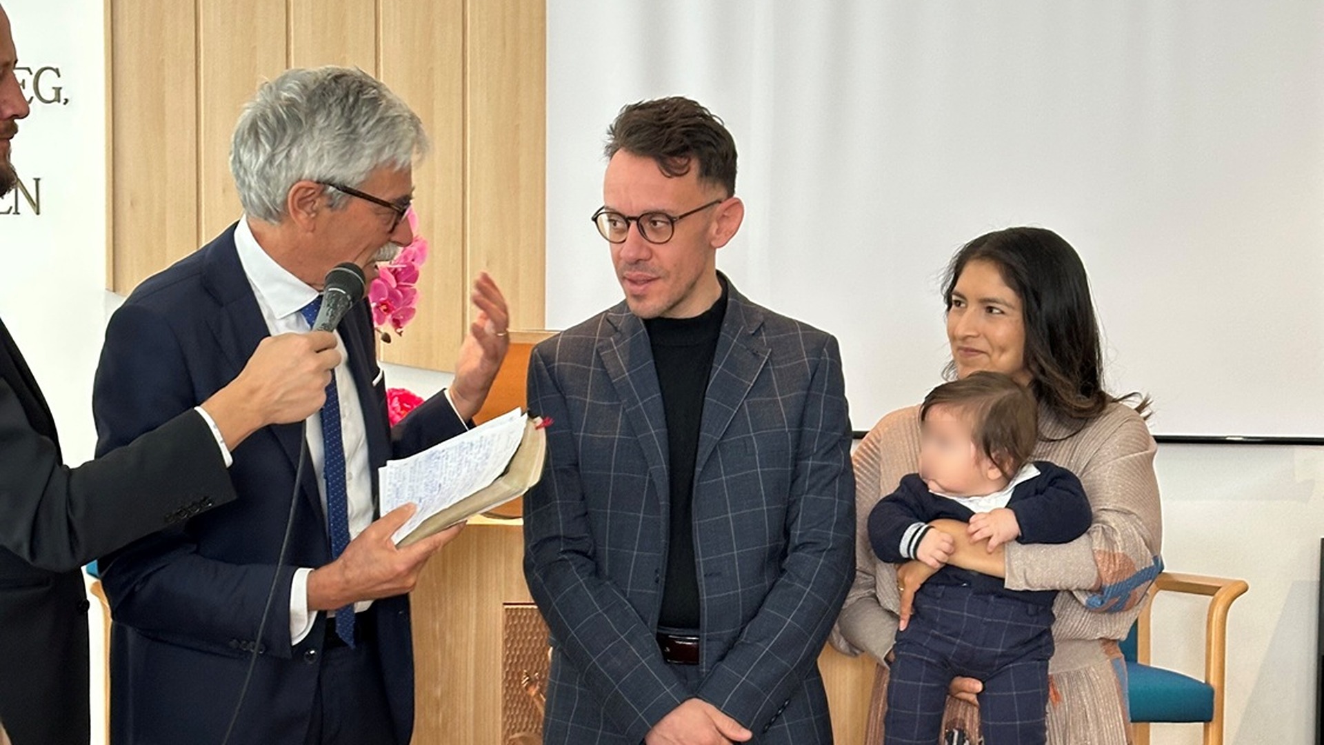Bolzano. Presentazione al tempio e battesimo