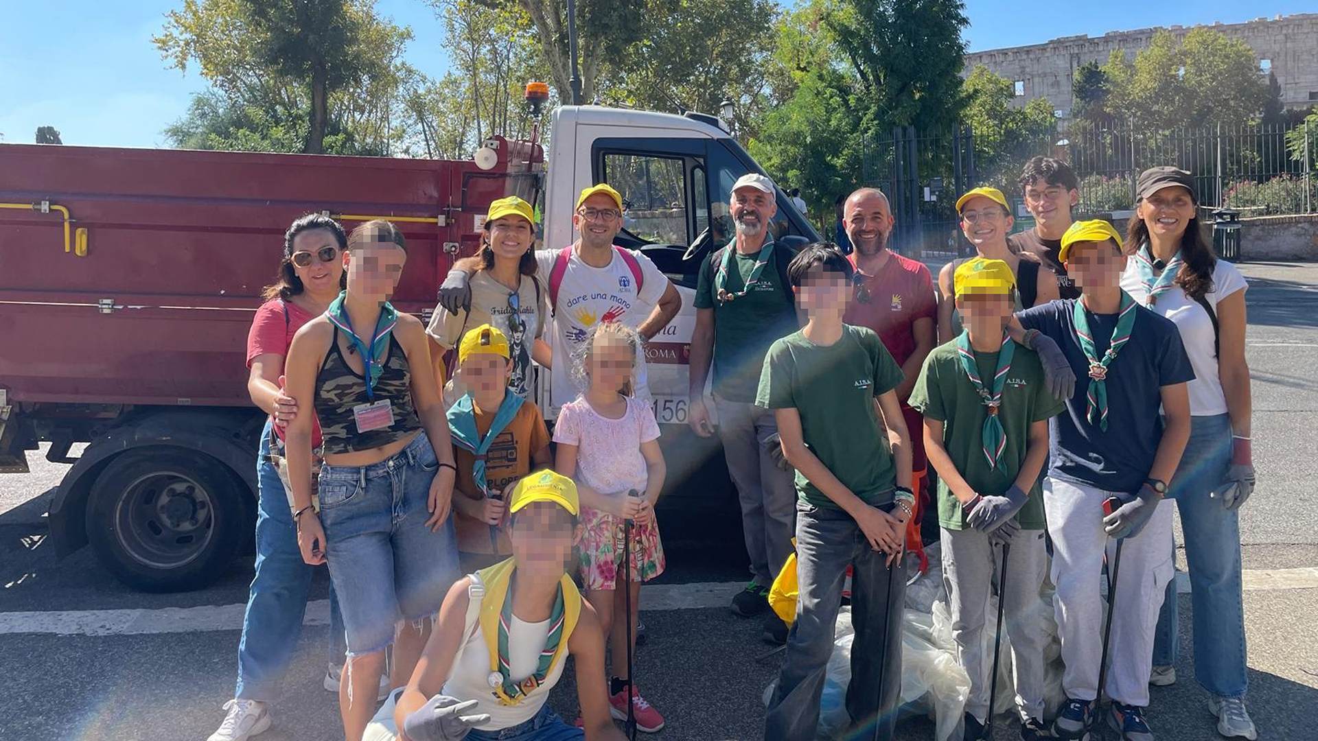 Roma Appia. Scout a Puliamo il mondo
