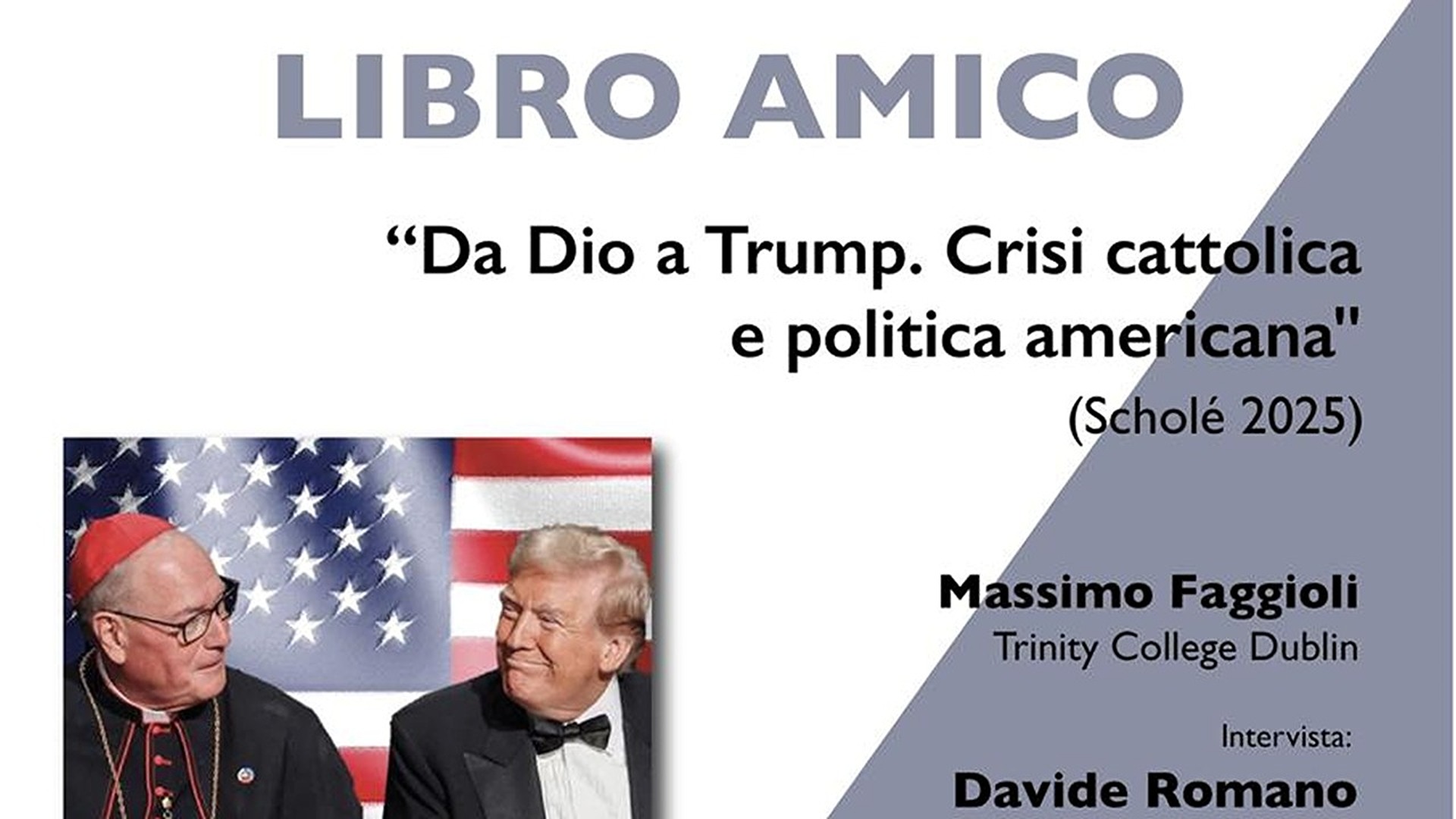 Libro Amico. Da Dio a Trump