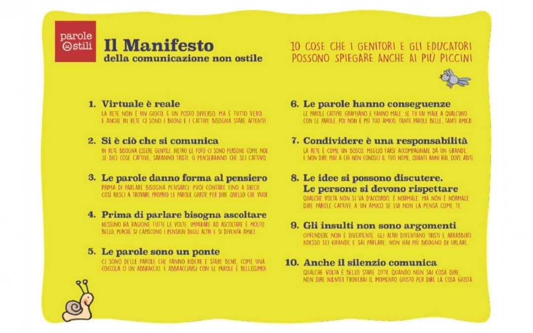Parole O_Stili: manifesto per l’infanzia