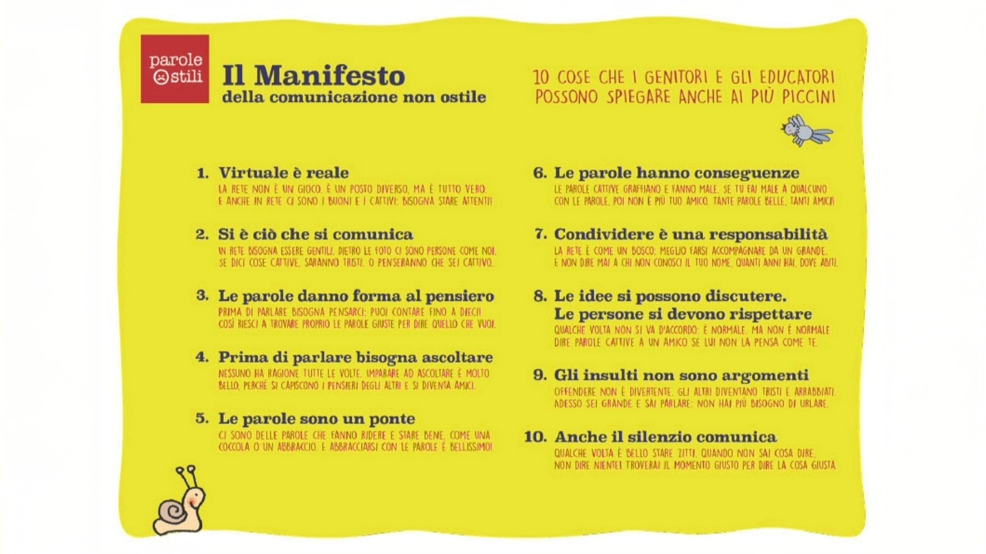 Parole O_Stili: manifesto per l’infanzia