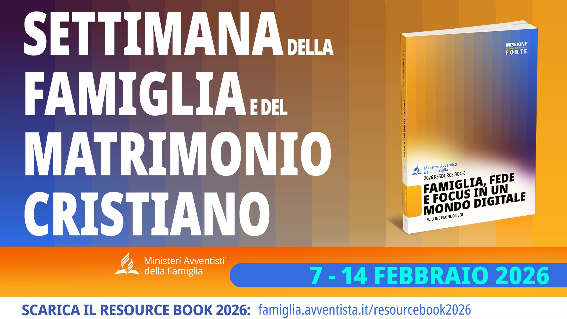 Settimana della famiglia e del matrimonio cristiano 2026