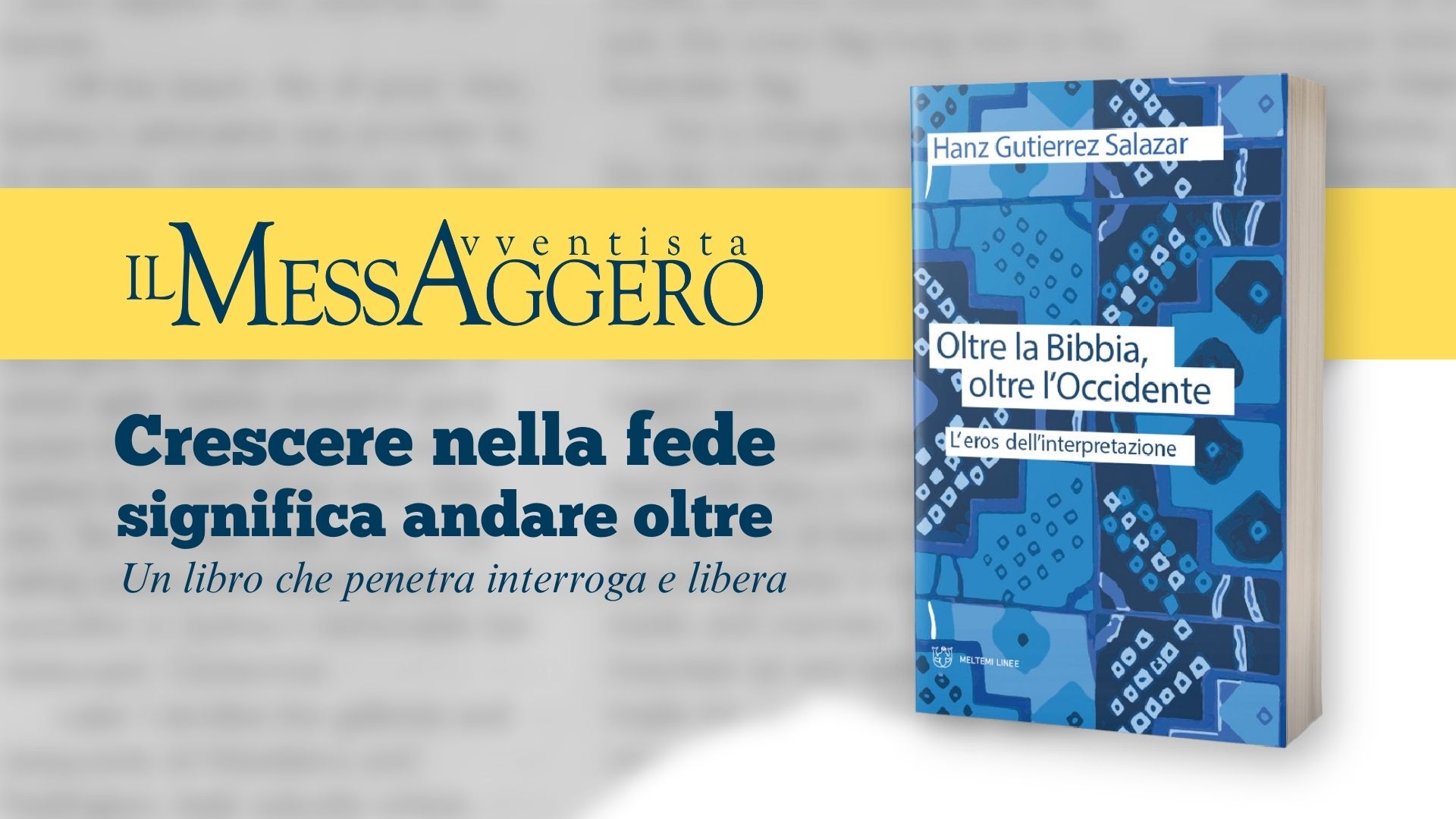 Crescere nella fede significa andare oltre