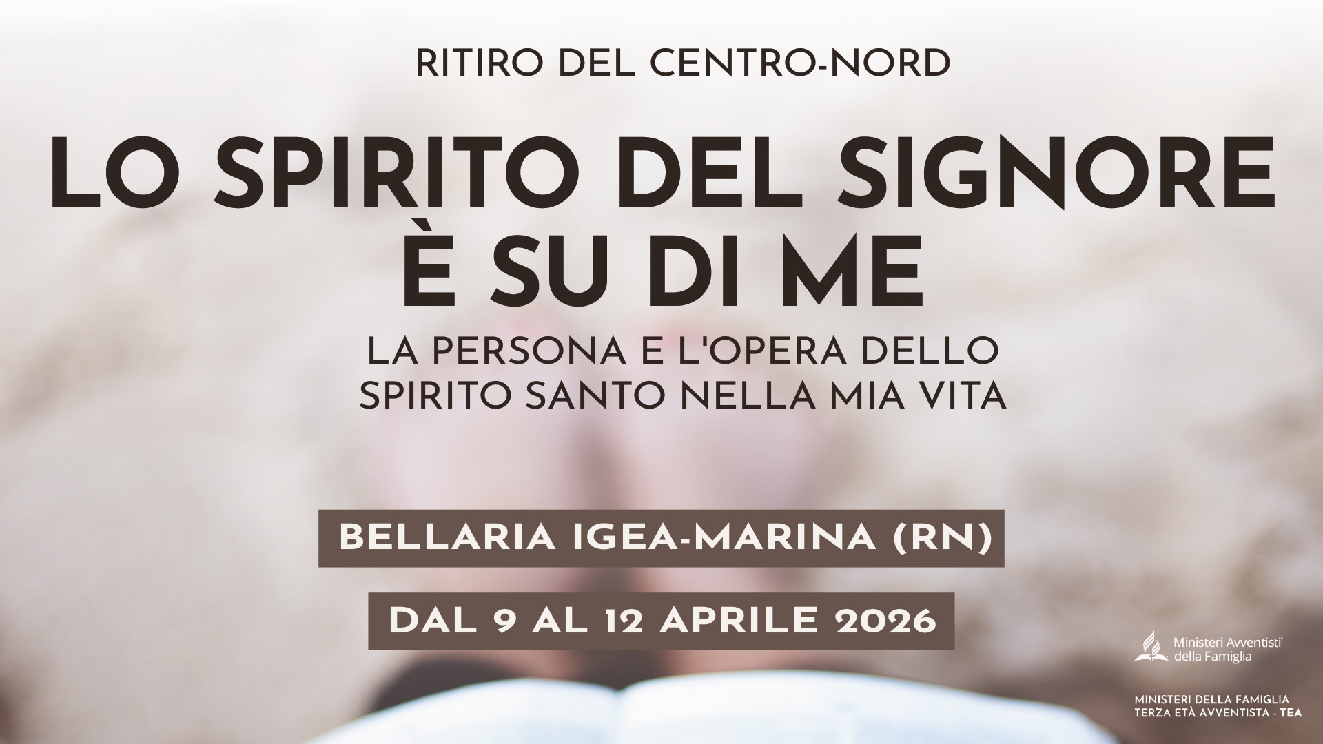 TEA centro-nord. Ritiro spirituale 2026