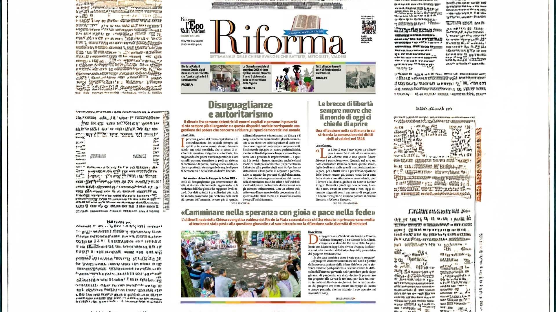 Libertà e giustizia, due parole profetiche