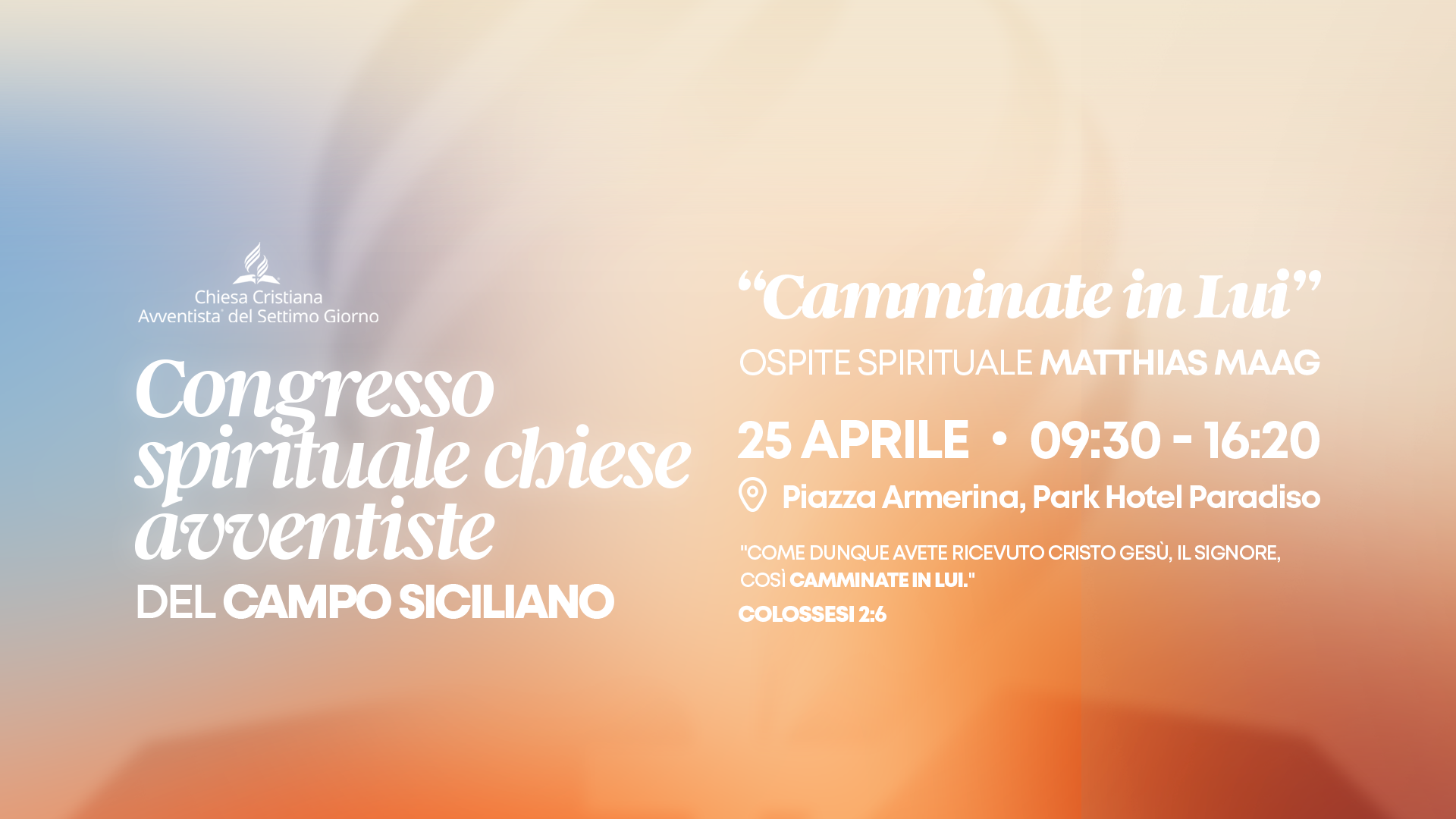 Congresso spirituale in Sicilia