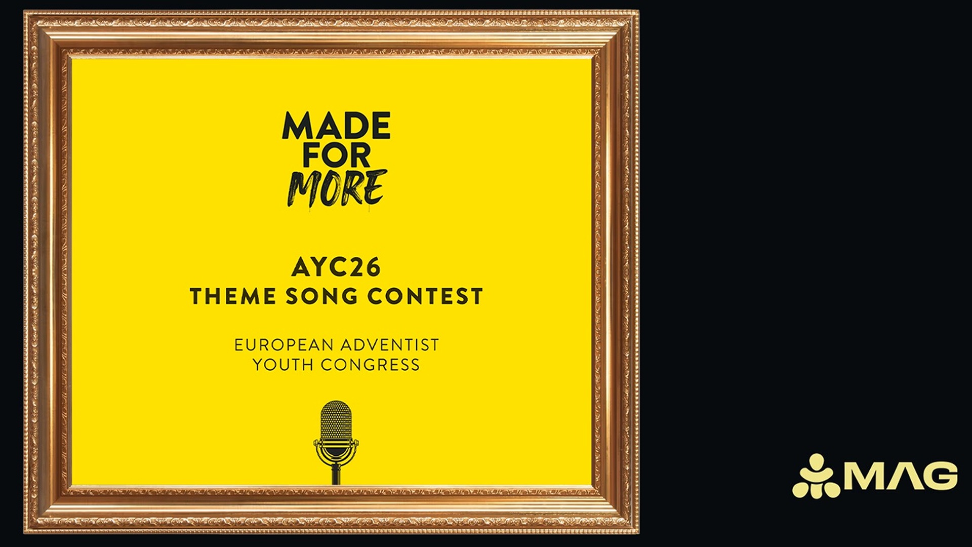 Concorso per il canto tema del Congresso europeo dei giovani