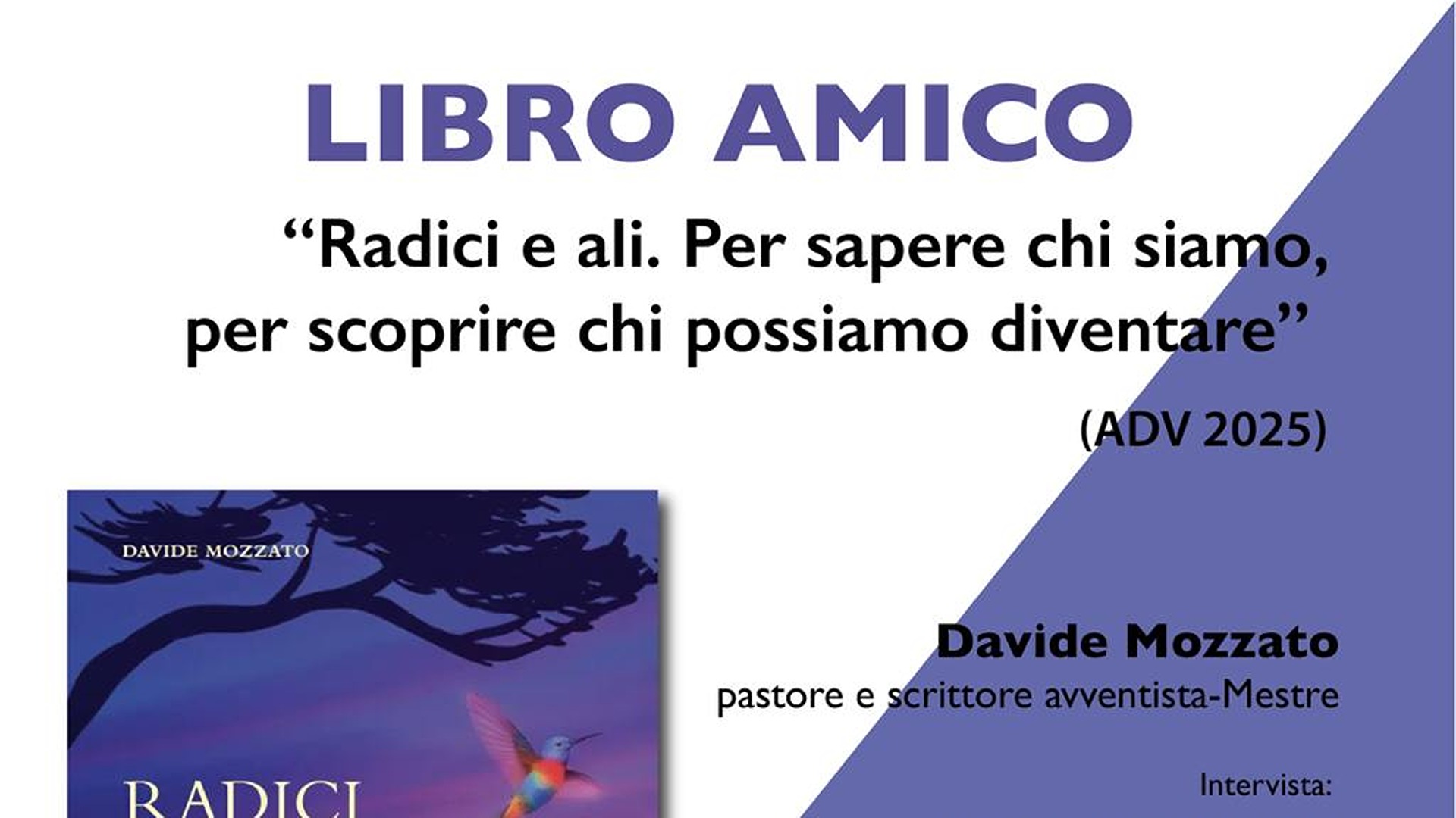 Libro amico. Radici e ali