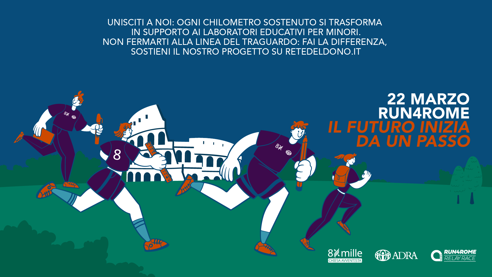 Run con ADRA. Corriamo per i bambini e i ragazzi