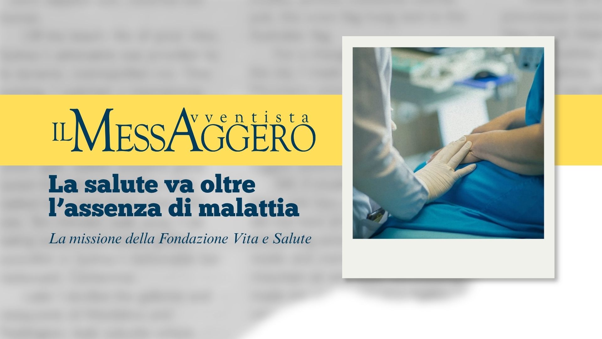 La salute va oltre l’assenza di malattia