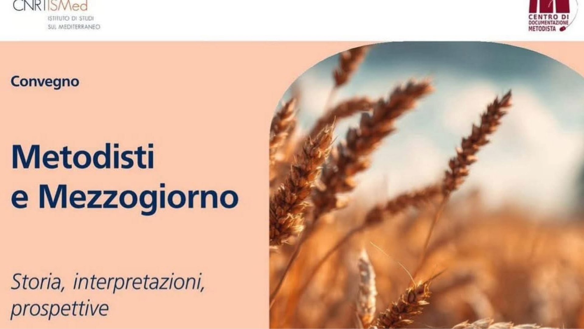Convegno “Metodisti e Mezzogiorno, storia interpretazioni e prospettive”
