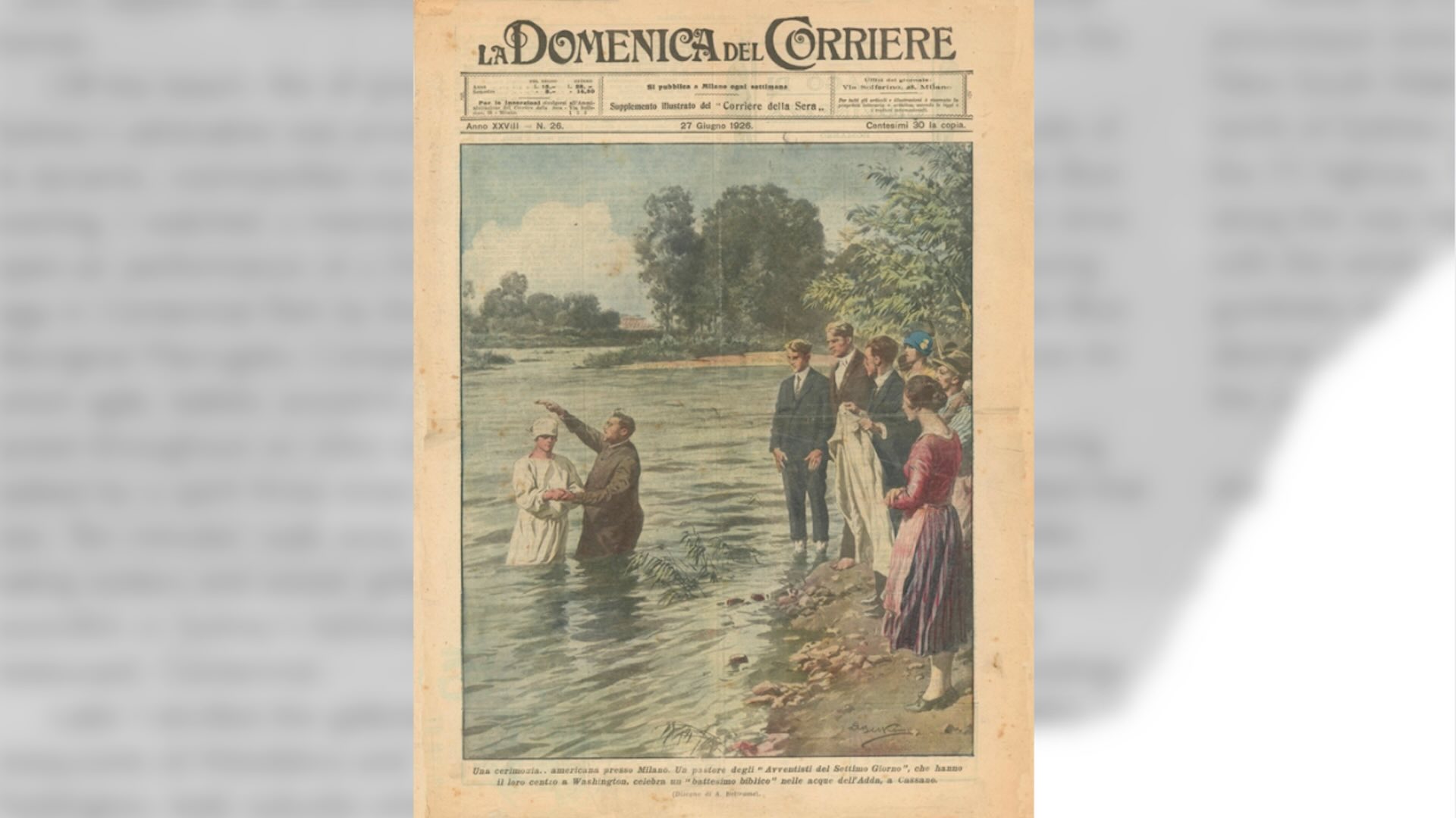 Avventisti in prima pagina. Il centenario di una copertina storica