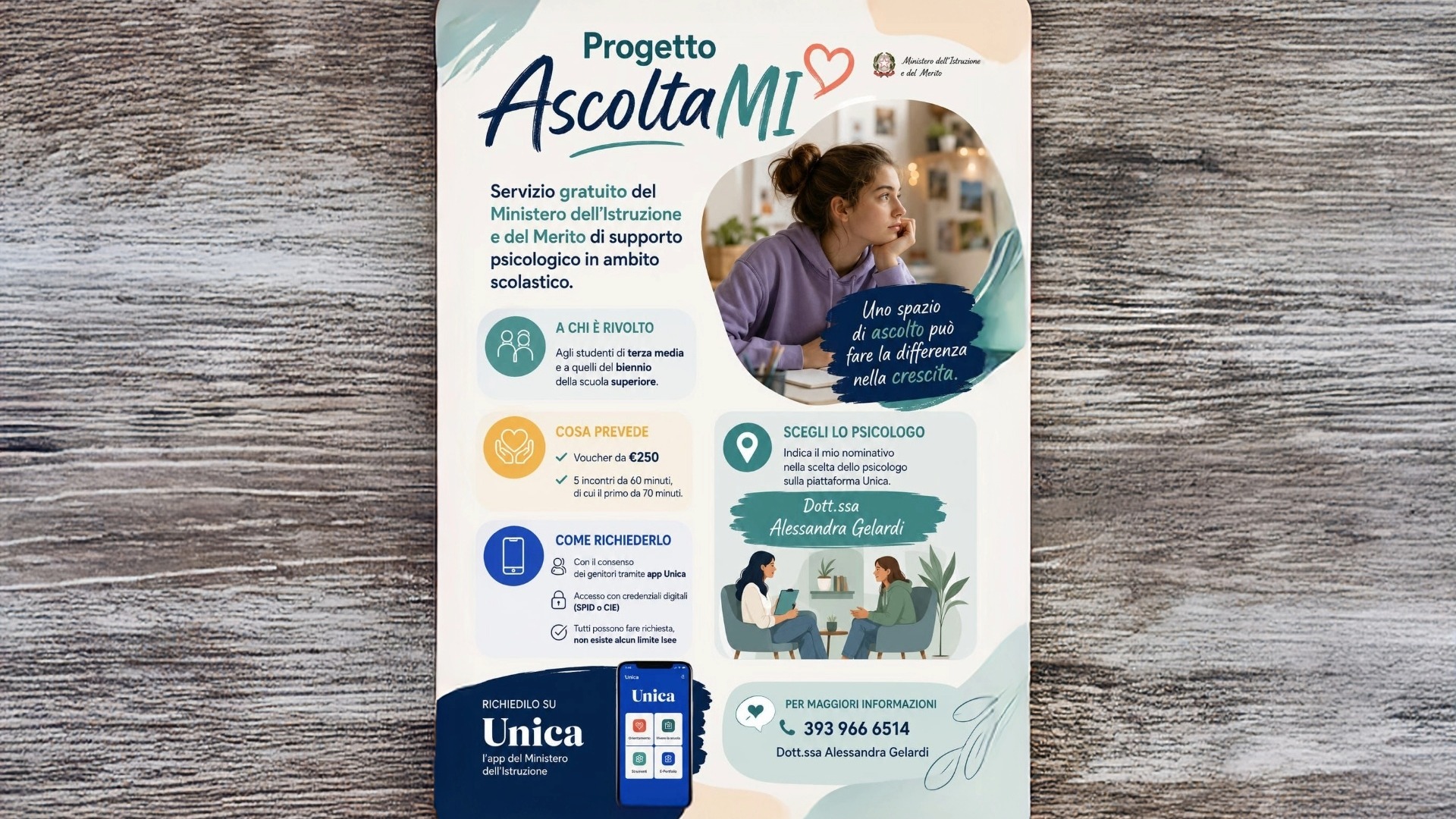 UNICA: Ascoltami!