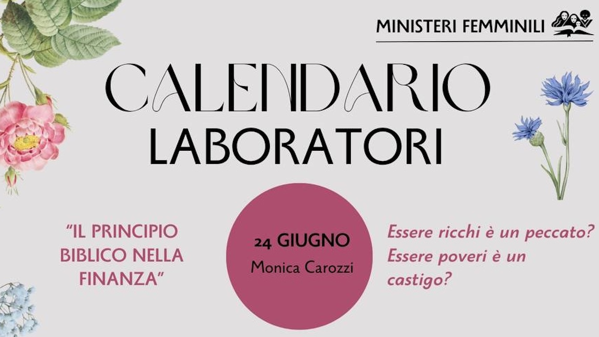 Ministeri Femminili. Un anno di laboratori online