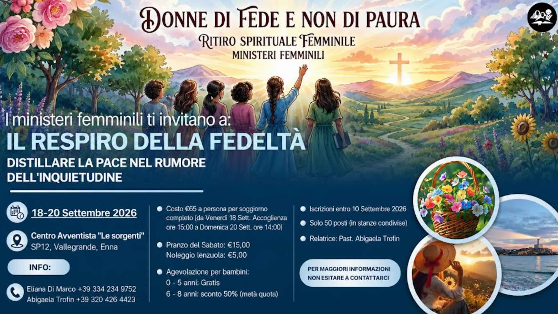 Ministeri Femminili. Ritiro spirituale in Sicilia