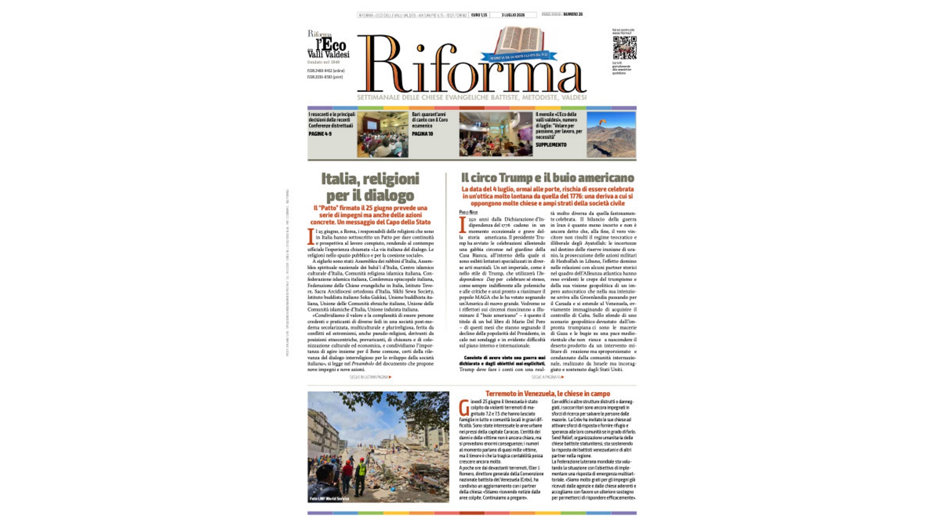 Solidarietà e dialogo per contrastare il miraggio della forza