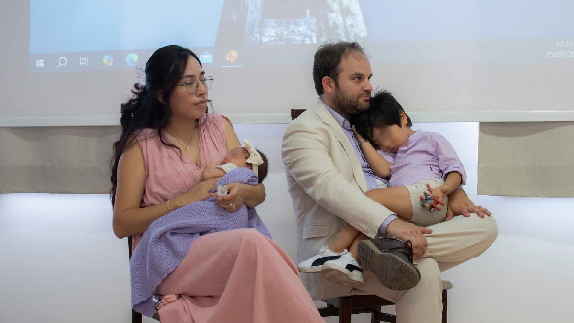 Potenza. Presentazione della piccola Leslie Grace Zausa
