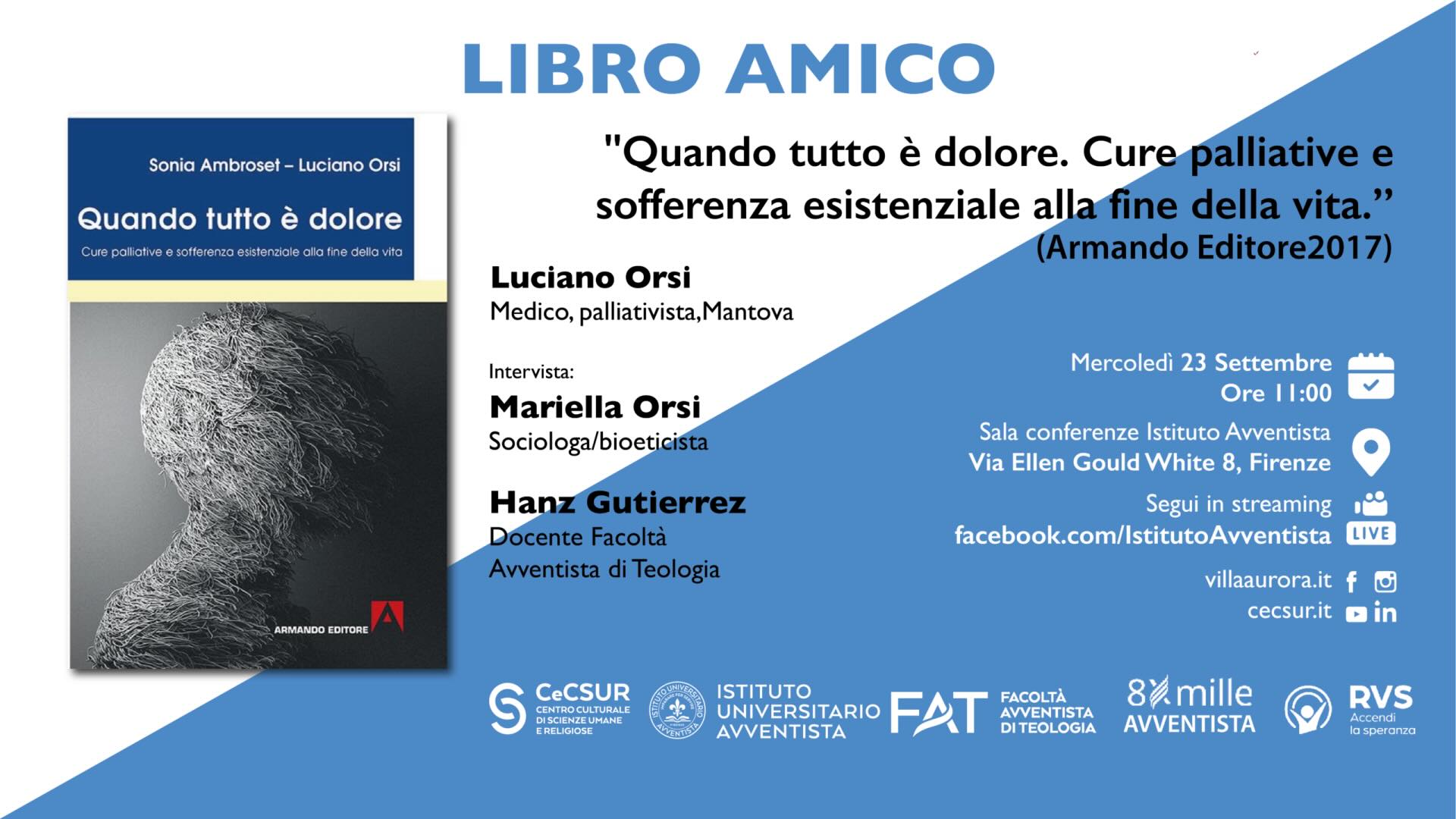 Libro Amico riparte con “Quando tutto è dolore”