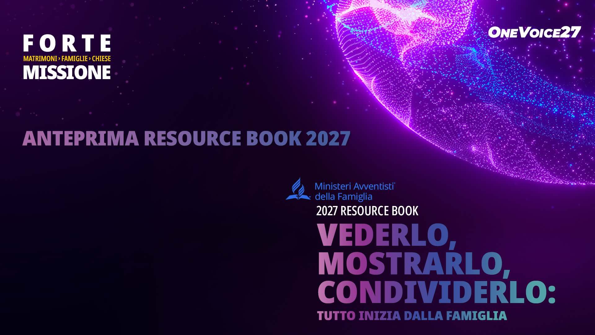 Ministeri Avventisti della Famiglia. Resource Book 2027