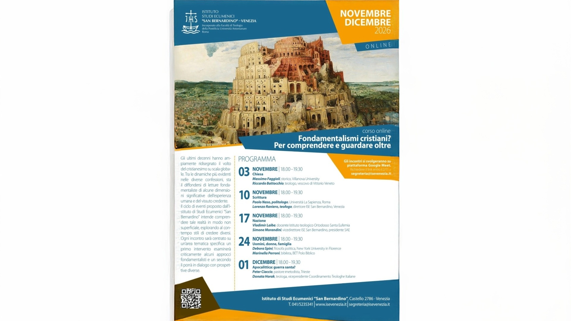 Fondamentalismi cristiani e tradizionalismo