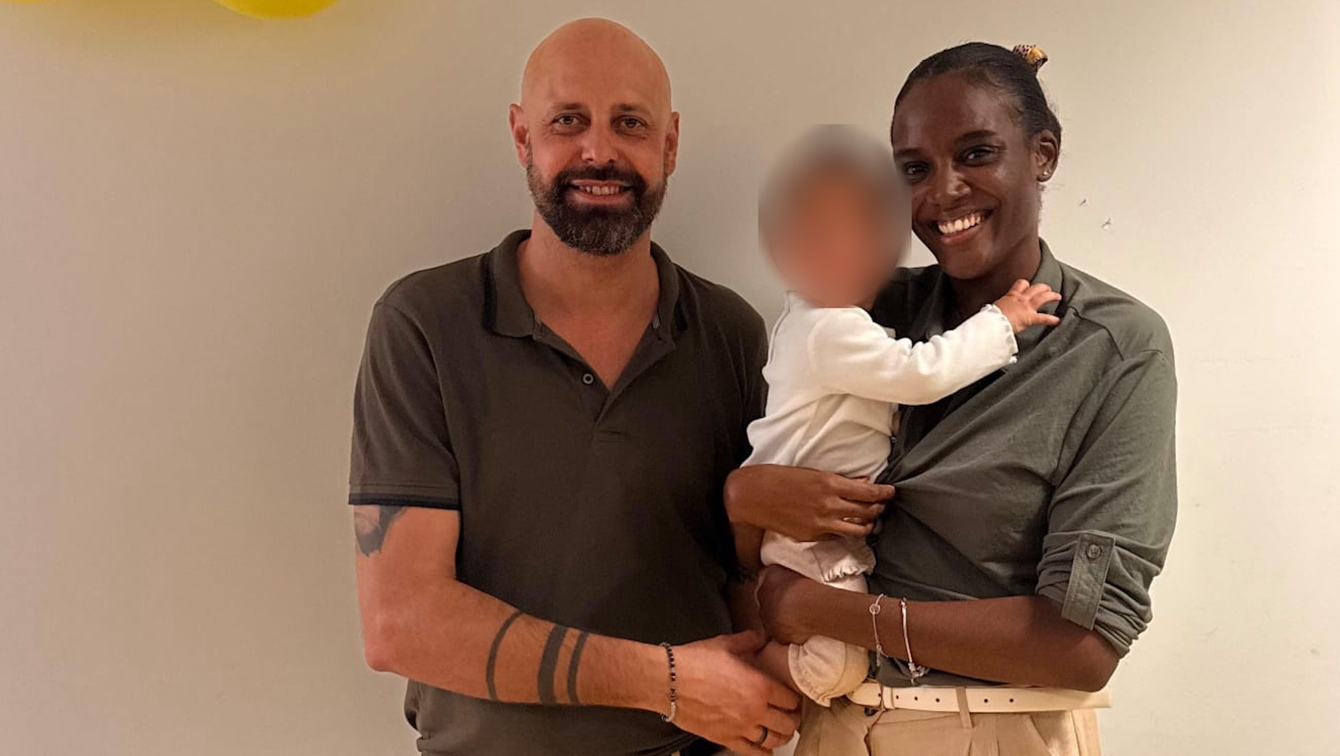 Valdarno. Presentazione della piccola Summer Ijemma Mammarella