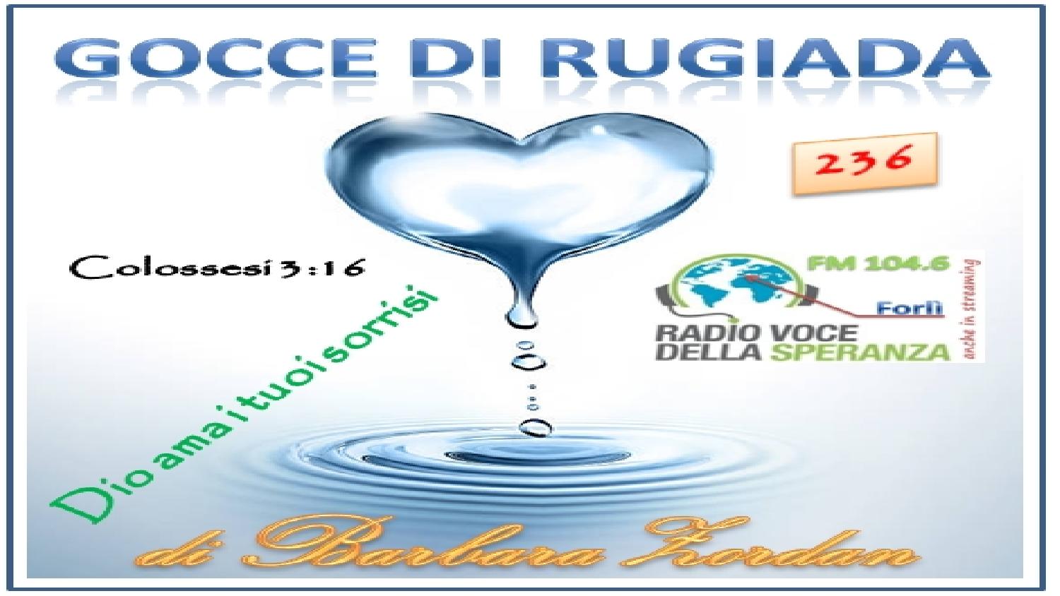 Gocce Di Rugiada 236 Dio Ama I Tuoi Sorrisi Hopemedia Italia