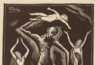 Ferdiš Duša, Vraždění neviňátek (Těšínsko), 1920, Galerie výtvarného umění v Ostravě
