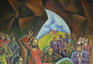 Bohumil Kubišta, Vzkříšení Lazara, 1911-1912, Západočeská galerie v Plzni