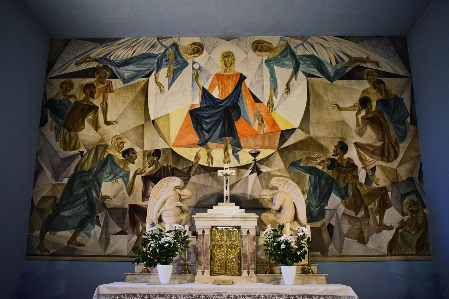 Ruprechtov - freska od Ludvíka Kolka