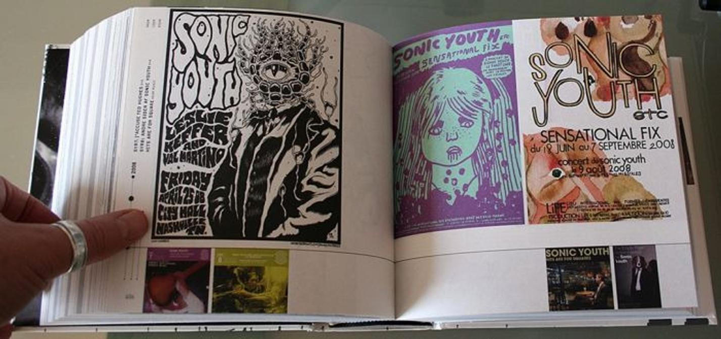 Sonic Youth a katalog k výstave Sensational Fix