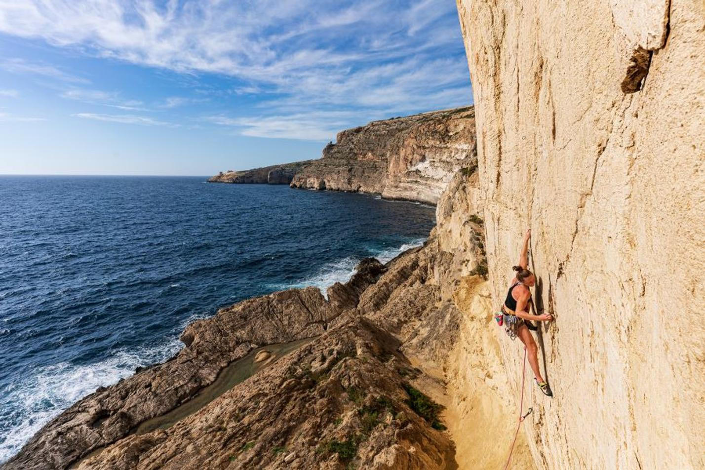 Climbing on the island of Malta