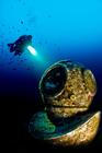 Diving in Malta around the Zurrieq Helmet Area