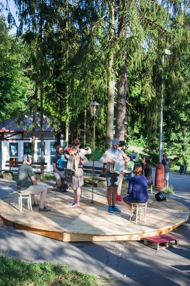představení Kabinet pamětí Le Cabaretu Nomade (2019)