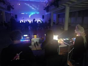 Festival SPACE X - technické zázení + VJ-ka (1)